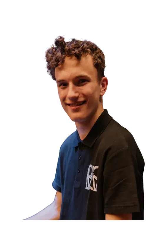 Moritz Berens im BWS-Teamshirt