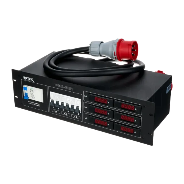 Starkstromverteiler 32A Rack